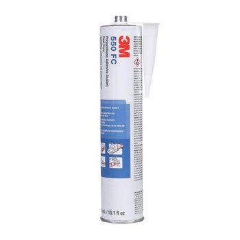 3M 550FC Sellador adhesivo de poliuretano Blanco Pasta 310 ml Cartucho - 62791