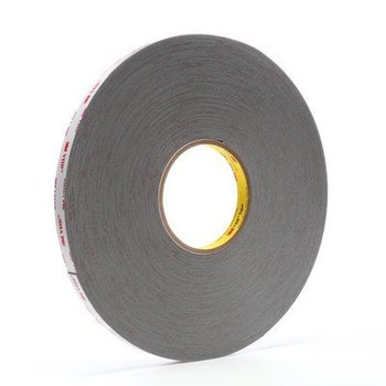 3M 4941 Gris Cinta VHB - 1/2 pulg. Anchura x 36 yd Longitud - 45 mil Espesor - 64628