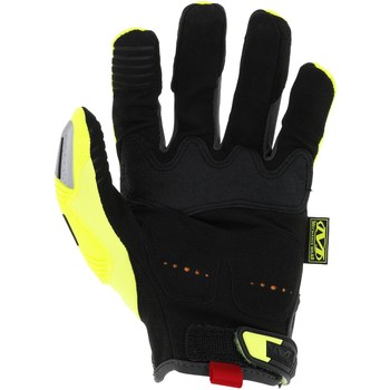 Mechanix Wear Hi-Viz M-Pact Amarillo fluorescente Pequeño TPR Guantes de trabajo - 781513-61433