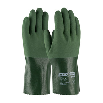 Imágen de PIP ActivGrip 56-AG566 Verde Grande Nitrilo Apoyado Guantes resistentes a productos químicos (Imagen principal del producto)