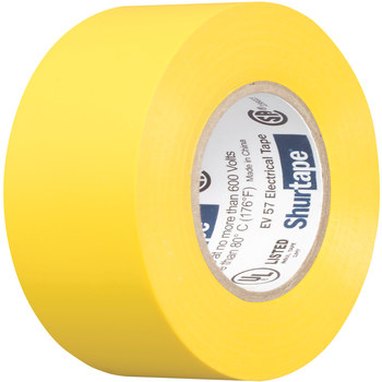 Shurtape Amarillo Cinta eléctrica - 3/4 pulg. Anchura x 66 pies Longitud - 7.0 mil Espesor - shurtape 200788