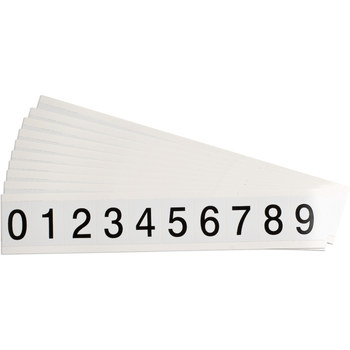 Imágen de Brady Serie 97 Negro sobre blanco Interior/exterior Vinilo Serie 97 9713-# KIT Kit de etiquetas de números (Imagen principal del producto)