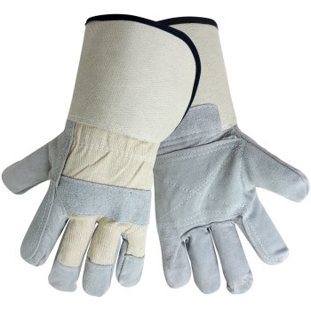 Global Glove 2250GCDP Gris XL Lona/Cuero Dividir Cuero vacuno Lona/Cuero Guantes de trabajo - 2250gcdp xl