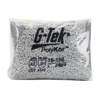 PIP G-Tek PolyKor 16-150V Sal y pimienta Grande PolyKor Guantes resistentes a cortes - 616314-20982