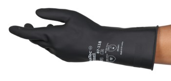 Ansell AlphaTec 87-118 9 Látex de caucho natural Látex de caucho natural Guantes resistentes a productos químicos - 076490-70307