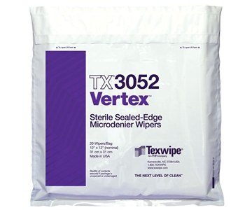 Imagen de Texwipe TX3052 Vertex Toallitas estériles (Imagen principal del producto)