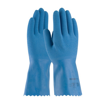 Imágen de PIP Assurance 55-1635 Azul Grande Látex Apoyado Guantes resistentes a productos químicos (Imagen principal del producto)