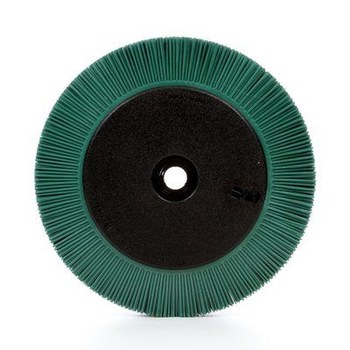 3M Scotch-Brite Cerámico Cepillo de cerdas radiales - Grueso grado - Agujero Central 1 1/4 pulg. - 33081