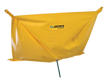 Imágen de Justrite 28300 Amarillo PVC Desviador de fugas en el techo (Imagen principal del producto)