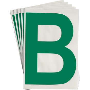 Imágen de Brady Toughstripe Verde Interior Poliéster Carta 121700 Etiqueta en forma de letra (Imagen principal del producto)