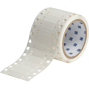 Imágen de Brady Blanco Fluoruro de polivinilideno Transferencia térmica HSCMHT-410-2-WT-1 Rollo de etiqueta de transferencia térmica troquelado (Imagen principal del producto)