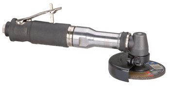 Dynabrade 4 pulg. Amoladora de muelas de centro deprimido en ángulo recto prolongado 54793 - 0.7 hp