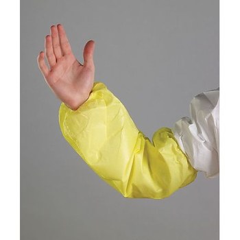 Imágen de Ansell Microchem 2300 Amarillo Polietileno Manga de brazo resistente a productos químicos (Imagen principal del producto)