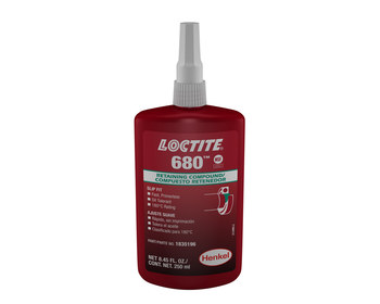 Loctite 680 Compuesto de retención Verde Líquido 250 ml Botella - 00685