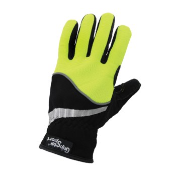 Global Glove Gripster SG8600 Verde de alta visibilidad Grande Guantes de mecánico - sg8600 lg