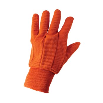 Global Glove C18OC Naranja Grande Algodón Guantes de trabajo - c18oc lg
