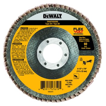 Imágen de DEWALT FLEXVOLT Disco de hojas 47619 (Imagen principal del producto)