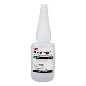 3M Scotch-Weld SF20 Adhesivo de cianoacrilato Transparente Líquido 1 fl. oz Botella - 91667
