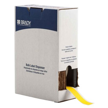 Imágen de Brady ToughWash Amarillo Poliéster Transferencia térmica BM7C-1000-855-YL Cinta de etiquetas (Imagen principal del producto)