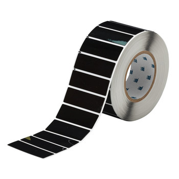 Imágen de Brady Negro Poliéster Transferencia térmica THTEP-176-593-.5BK Rollo de etiquetas para impresora de transferencia térmica troquelado (Imagen principal del producto)