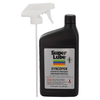 Super Lube Syncopen Marrón Lubricante penetrante - 1 qt Lata de aerosol - Grado alimenticio - 85032