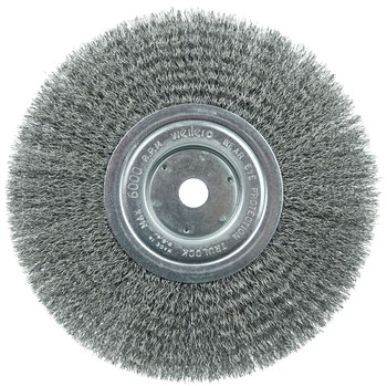 Weiler 01165 Cepillo de rueda - Rizado Acero cerda