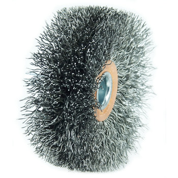Weiler 17623 Cepillo de rueda - Rizado Acero cerda