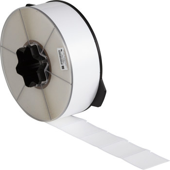Imágen de Brady Blanco Nailon Transferencia térmica WRAP-9-499 Rollo de etiquetas para impresora de transferencia térmica troquelado (Imagen principal del producto)