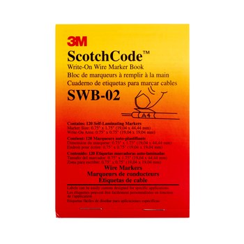 3M ScotchCode 49905 Sobrelaminado de escritura - 1 3/4 pulg. x 3/4 pulg.