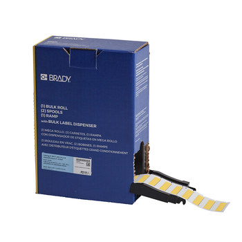 Imágen de Brady PermaSleeve Amarillo Transferencia térmica BM-250-175-312-YL Etiquetas termorretráctiles para cables y alambres (Imagen principal del producto)
