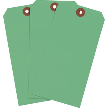 Imágen de Brady Verde Rectángulo Cartulina 102118 Etiqueta en blanco (Imagen principal del producto)