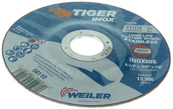 Rueda de corte 58110 - 4-1/2 pulg - INOX - 60 - S