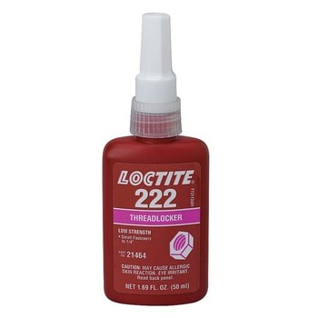 Loctite 222 Morada Fijador de rosca 21464, IDH:231127 - Bajo Fuerza - 50 ml Botella