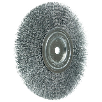 Weiler Wolverine 36205 Cepillo de rueda - Rizado Acero cerda