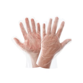 Global Glove Transparente Pequeño HDPE Guantes desechables - Grado Industrial - acabado Grabado en relieve - Longitud 11 pulg. - 810033-29322