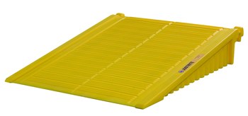 Imágen de Justrite Drumshed Amarillo Ecopolyblend 1000 lb Rampa (Imagen principal del producto)
