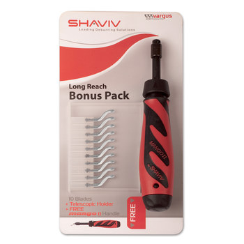 Shaviv B10S Cobalto Herramienta de desbarbado de largo alcance 155-00184 - 46350
