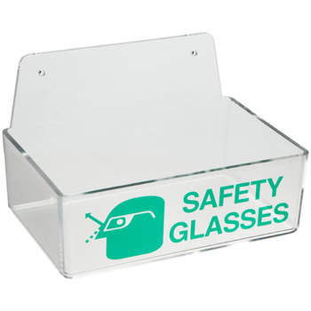 Imágen de Brady Verde sobre transparente Plástico Dispensador de lentes de seguridad (Imagen principal del producto)