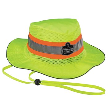 Ergodyne Chill-Its 8935CT Lima de alta visibilidad Pequeño/Mediano PVA Sombrero de guardabosques - 720476-12590