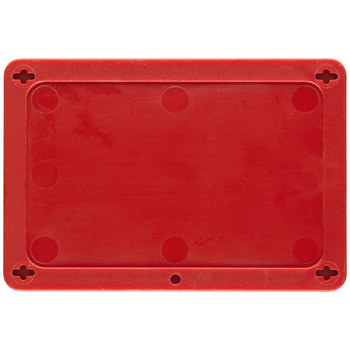 Imágen de Brady Rojo Rectángulo Plástico 41925 Etiqueta en blanco para válvula (Imagen principal del producto)