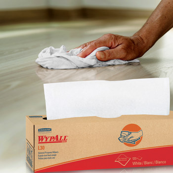 Kimberly-Clark Wypall L30 Limpiador 05800, DRC, - 9.8 pulg. x 16.4 pulg. - Blanco