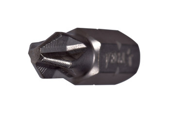 Vega Tools #1 Phillips Insertar Broca impulsora 125P1CR - Acero S2 Modificado - 1 pulg. Longitud - Gris Gunmetal acabado - 00138