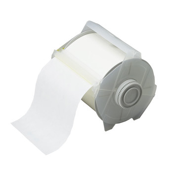 Imágen de Brady Transparente Interior/exterior Poliéster Transferencia térmica 76610 Rollo de etiquetas para impresora de transferencia térmica continua (Imagen principal del producto)