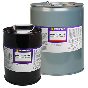 Techspray Fine-L-Kote 2120 Silicón Listo para usar Revestimiento de conformación - 5 gal Cubeta - 2120-5G