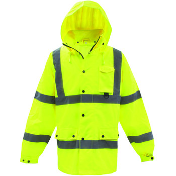 PIP Boss 3NR6000 Abrigo de alta visibilidad 3NR6000L - tamaño Grande - Poliéster - Amarillo de alta vis. - ANSI clase 3 - 78973
