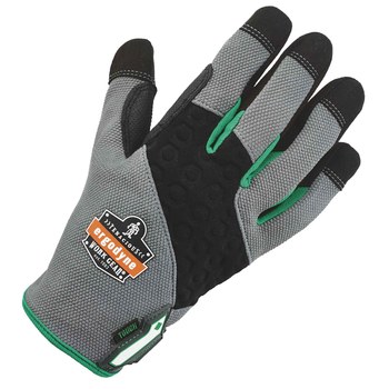 Ergodyne ProFlex Tena-Grip 710TX Gris/Negro/Verde Grande Espuma EVA Espuma EVA Guantes de trabajo - 720476-17134