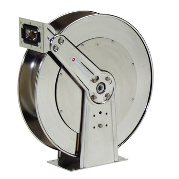 Imagen de Reelcraft Industries D83000 OLS Inoxidable serie 80000 75 pies Plateado Acero inoxidable Carrete de manguera (Imagen principal del producto)