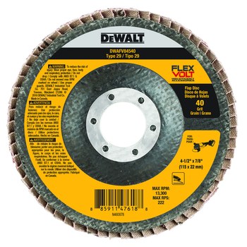 Imágen de DEWALT FLEXVOLT Disco de hojas 47618 (Imagen principal del producto)