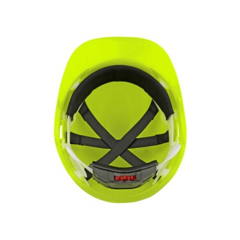 Bullhead Safety Clase C Casco HH-C2-YG - 6 puntos Trinquete suspensión - Amarillo/verde de alta visibilidad - 29194