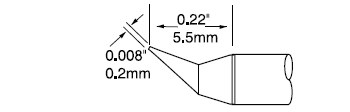 Imágen de Metcal UltraFine - UFTC-6CNB02 Punta de soldadura (Imagen principal del producto)